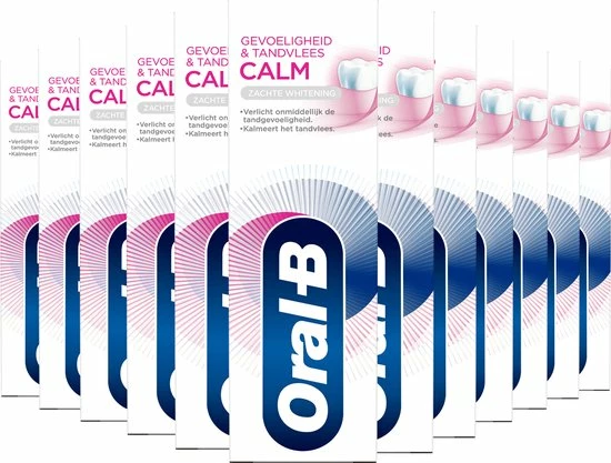 Oral B Oral-B Gevoeligheid & Tandvlees Calm Zachte Whitening Tandpasta 12x75 Ml - Voordeelverpakking 5 Oral B Oral-B Gevoeligheid & Tandvlees Calm Zachte Whitening Tandpasta 12x75 Ml - Voordeelverpakking - Afbeelding 5