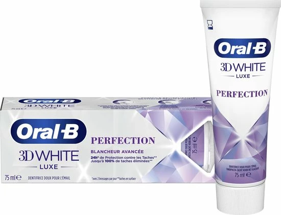 Oral B Oral-B 3D White Luxe Perfection Tandpasta - Voordeelverpakking 12 X 75ml 9 Oral B Oral-B 3D White Luxe Perfection Tandpasta - Voordeelverpakking 12 X 75ml - Afbeelding 9