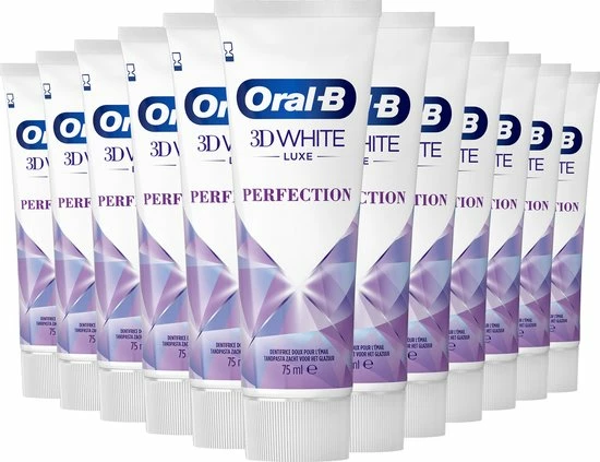 Oral B Oral-B 3D White Luxe Perfection Tandpasta - Voordeelverpakking 12 X 75ml 11 Oral B Oral-B 3D White Luxe Perfection Tandpasta - Voordeelverpakking 12 X 75ml - Afbeelding 11