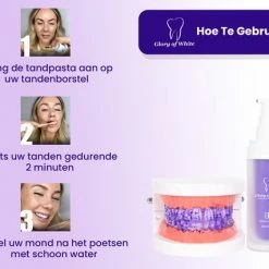 Glory Of White V34 Serum - Kleurcorrector - Witte Tanden - Tandpasta - Tanden Reinigen - Teeth Whitening - 30ML -Oral B SHOP 550x427 1