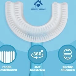 Comfort & Gemak Tandenborstel Voor Kinderen - Eenvoudig, Hygiënisch En De Oplossing Voor Tandenpoetsen Bij Kinderen - BPA Vrij - BLAUW - 2 Tot 6 Jaar -Oral B SHOP 550x428 3