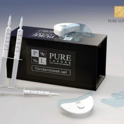 Pure Luxure Teeth Whitening Kit - Zonder Peroxide - Met Handleiding En Ebook - Tandenbleekset - LED Tanden Bleken - Inclusief Whitening Strips - 100% Natuurlijk & Peroxidevrij - Black Friday 2022 -Oral B SHOP 550x438