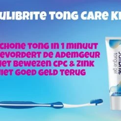 JuliBrite® Tong Gel (50ML) & Tongschraper - Reinigt Witte Tong Aanslag - Tegen Slechte Adem - Met Zink & CPC - Tongreiniger Set - Halitose & Beslagen Tong -Oral B SHOP 550x439 1