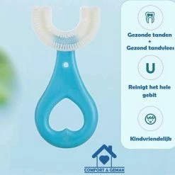 Comfort & Gemak Tandenborstel Voor Baby En Kind - Eenvoudig, Hygiënisch En De Oplossing Voor Tandenpoetsen Bij Kinderen - BPA Vrij – BLAUW -Oral B SHOP 550x463 2