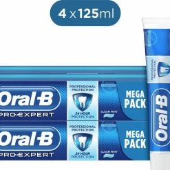Oral B Oral-B Tandpasta Voordeelverpakking - Pro-Expert Professionele Bescherming - 4 X 125 Ml - In Gerecycleerd Karton -Oral B SHOP 550x467