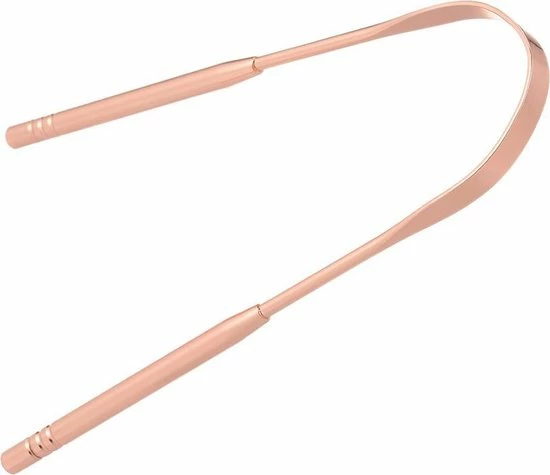 OrganiBrush 100% Koper Tongschraper / Tongreiniger - Antibacterieel - 2 Stuks 3 OrganiBrush 100% Koper Tongschraper / Tongreiniger - Antibacterieel - 2 Stuks - Afbeelding 3