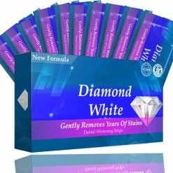 Imperatoris Diamond White - Teeth Whitening Strips - 28x Strips - Zonder Peroxide (0%) - Tandenbleekset – Mint