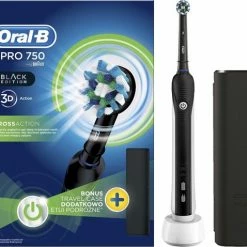 Oral B Oral-B PRO 750 Black Cross Action - Elektrische Tandenborstel