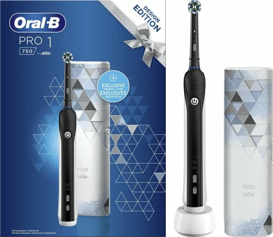 Oral B Oral-B PRO 1 - 750 - Elektrische Tandenborstel - Inclusief Reisetui 5 Oral B Oral-B PRO 1 - 750 - Elektrische Tandenborstel - Inclusief Reisetui - Afbeelding 5