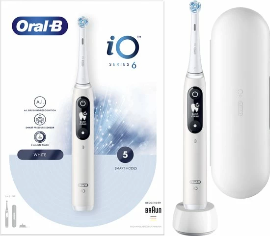 Oral B Oral-B IO 6 - Elektrische Tandenborstel - Wit 15 Oral B Oral-B IO 6 - Elektrische Tandenborstel - Wit - Afbeelding 15