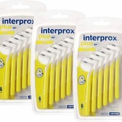 Interprox Plus Mini - 3.0 Mm - Geel 3 X 6 Stuks - Voordeelpakket