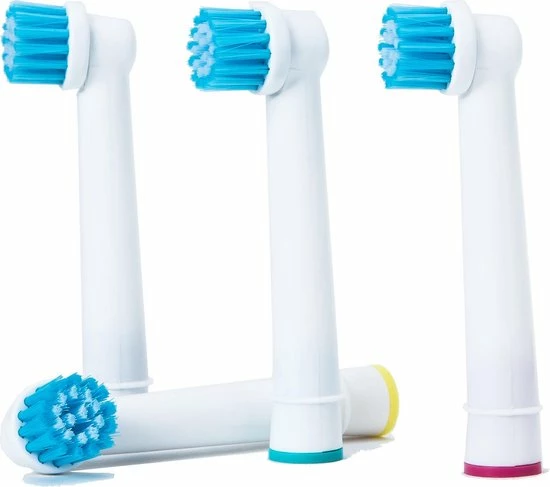 Dentos Sensitive Clean Opzetborstels Voor Oral-B 4st 1 Dentos Sensitive Clean Opzetborstels Voor Oral-B 4st
