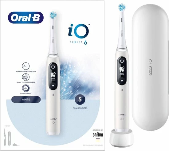 Oral B Oral-B IO 6 - Elektrische Tandenborstel - Wit 11 Oral B Oral-B IO 6 - Elektrische Tandenborstel - Wit - Afbeelding 11