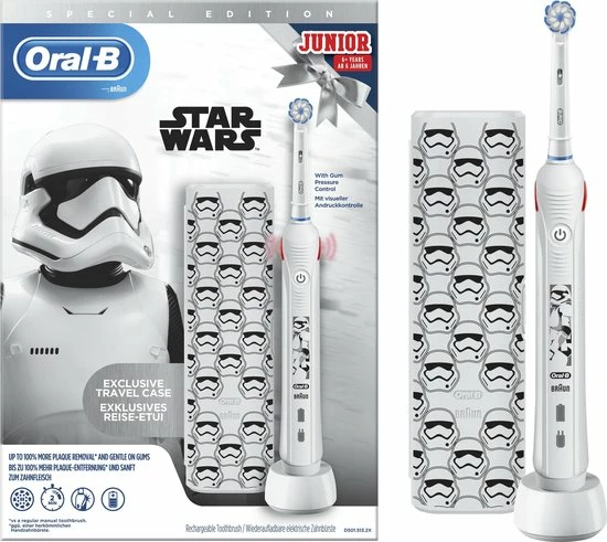 Oral B Oral-B Junior - Star Wars - Elektrische Tandenborstel - Met Reisetui 5 Oral B Oral-B Junior - Star Wars - Elektrische Tandenborstel - Met Reisetui - Afbeelding 5
