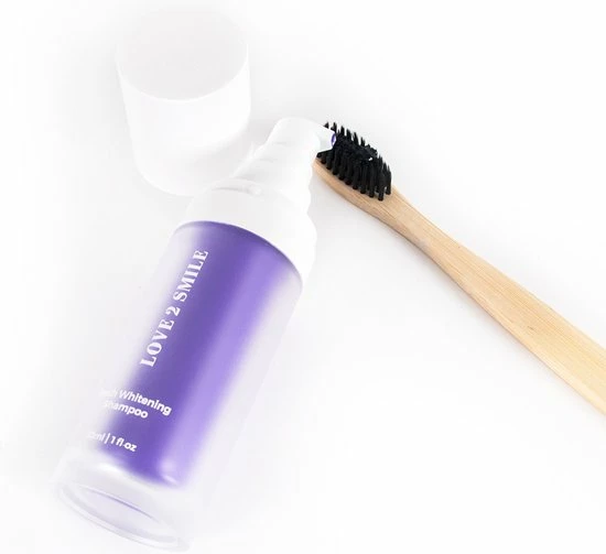 Love2smile Teeth Whitening Shampoo - De Natuurlijke Tandenbleker Van Nederland & België - Goedgekeurde Tandpasta - Teeth Whitening - Wittere Tanden - Zonder Peroxide 2 Love2smile Teeth Whitening Shampoo - De Natuurlijke Tandenbleker Van Nederland & België - Goedgekeurde Tandpasta - Teeth Whitening - Wittere Tanden - Zonder Peroxide - Afbeelding 2