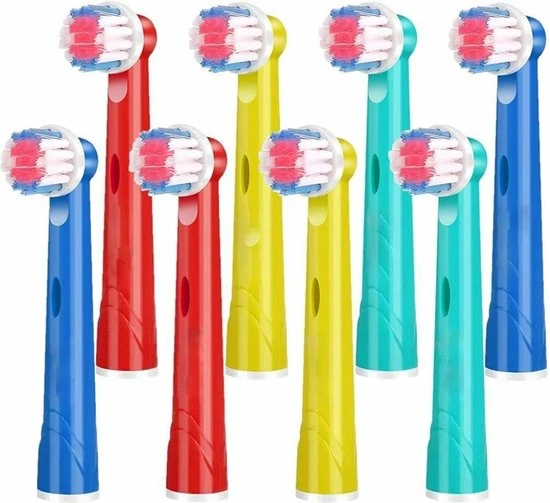 Merkloos Universele Kinder Opzetborstels - 8 Stuks - Geschikt Voor Oral-B En Braun Kids 1 Merkloos Universele Kinder Opzetborstels - 8 Stuks - Geschikt Voor Oral-B En Braun Kids