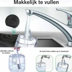 Nula Inspirations Nula Waterflosser - Tandsteen Verwijderaar - Monddouche - 6 Opzetstukken - Incl Opbergtas/ MicroTandenborstel - Zwart -Oral B SHOP 550x503 8