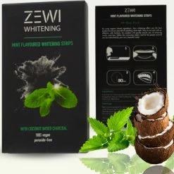 Zewi Cosmetics Zewi Professionele Tandenbleek Strips Tandenbleekset Whitening Strips Teeth Kit Tanden Bleken Witte Tanden Zonder Peroxide - 28 Strips