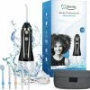 ISmile Waterflosser - Monddouche - GRATIS Reistas - Waterflosser Draadloos - Tandsteen Verwijderen - Gezond & Schoon Gebit - Zwart