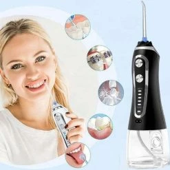 Nula Inspirations Nula Waterflosser - Tandsteen Verwijderaar - Monddouche - 6 Opzetstukken - Incl Opbergtas/ MicroTandenborstel - Zwart -Oral B SHOP 550x510 11
