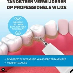 Vulpes DentalCare® Elektrische Sonische Tandsteen Verwijderaar - Met Camera & App – 4 Opzetstukken – Tandplak - 3 Standen – Blauw Desinfectie Licht - PRO 21 Vulpes DentalCare® Elektrische Sonische Tandsteen Verwijderaar - Met Camera & App – 4 Opzetstukken – Tandplak - 3 Standen – Blauw Desinfectie Licht - PRO -Oral B SHOP 550x515