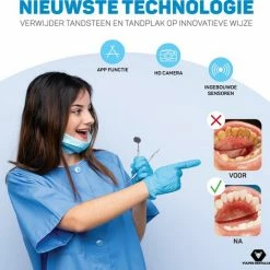 Vulpes DentalCare® Elektrische Sonische Tandsteen Verwijderaar - Met Camera & App – 4 Opzetstukken – Tandplak - 3 Standen – Blauw Desinfectie Licht - PRO 15 Vulpes DentalCare® Elektrische Sonische Tandsteen Verwijderaar - Met Camera & App – 4 Opzetstukken – Tandplak - 3 Standen – Blauw Desinfectie Licht - PRO -Oral B SHOP 550x516