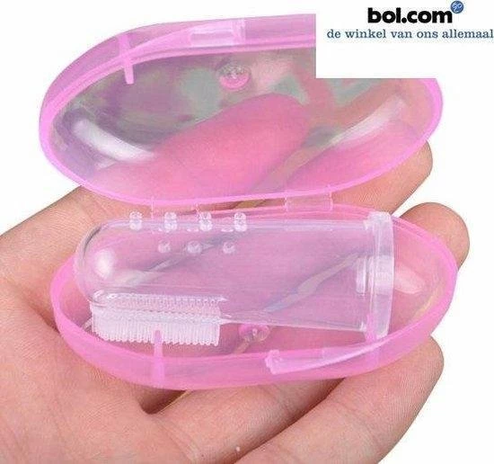 Merkloos Baby Tandenborstel, Doorkomende Tandjes, Tandvlees Massage, Vinger Tandenborstel, Baby/peuter, Silicone, Vingertandenborstel Baby ROZE 1 Merkloos Baby Tandenborstel, Doorkomende Tandjes, Tandvlees Massage, Vinger Tandenborstel, Baby/peuter, Silicone, Vingertandenborstel Baby ROZE
