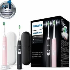 Philips Sonicare ProtectiveClean 4300 HX6800/35 - Elektrische Tandenborstel - Roze & Zwart