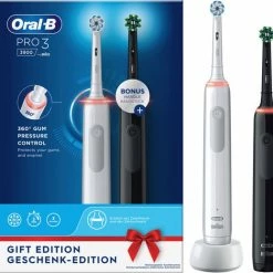 Oral B Oral-B Pro 3 3900 - Elektrische Tandenborstel - Duoverpakking 2 Stuks