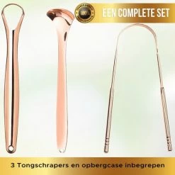 Xclusive-lifestyle® Luxe Rosé Tongschraperset - RVS Tongreiniger - 4-Delig - Ayurveda - Tongschraper - Mondverzorging - Mondhygiëne - Luxe Case - Herbruikbaar & Duurzaam -Oral B SHOP 550x523 7