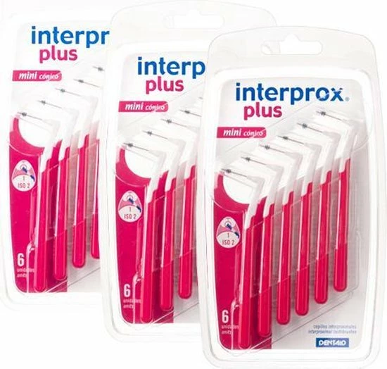 Interprox Plus Mini Conical Tandenstokers - 2 Tot 4 Mm - 3 X 6 Stuks 2 Interprox Plus Mini Conical Tandenstokers - 2 Tot 4 Mm - 3 X 6 Stuks - Afbeelding 2