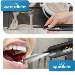 V-Goods Professionele Tandsteen Verwijderaar - 5 Standen - Inclusief Tandarts Set - Met 3 Opzetstukken - Elektrisch - Tandplak -Oral B SHOP 550x525