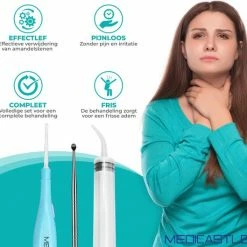 MediCastle? Amandelsteen Verwijderaar - Tonsil Stone Remover - 6 Delige| Kit -Oral B SHOP 550x529 2