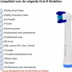 Cless® - Universele Opzetborstels - 24 Stuks - Geschikt Voor Opzetborstel Oral-B Braun -Oral B SHOP 550x535 10
