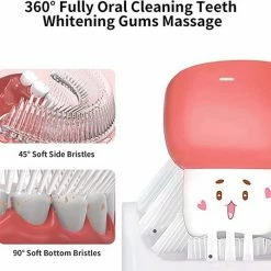 Belenthi Tandenborstel Kind-Handtandenborstel Voor Kinderen-2 Tot 12 Jaar-Zachte Silliconen-Baby Tandenborstel-Tandenborstel Baby En Peuter - U-Vormig - 360 Graden-Bijtringen-peutertandenborstel-U Vorm -Oral B SHOP 550x535 14