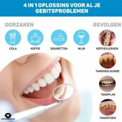 Vulpes DentalCare® Elektrische Sonische Tandsteen Verwijderaar - Met Camera & App – 4 Opzetstukken – Tandplak - 3 Standen – Blauw Desinfectie Licht - PRO 16 Vulpes DentalCare® Elektrische Sonische Tandsteen Verwijderaar - Met Camera & App – 4 Opzetstukken – Tandplak - 3 Standen – Blauw Desinfectie Licht - PRO -Oral B SHOP 550x535 3