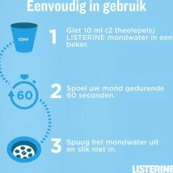 Listerine Advanced White Mondspoeling 500 Ml - Pack Of 3 -Oral B SHOP 550x535 5