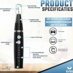RVBS? Sonische Tandsteen Verwijderaar | Elektrische Tandsteen Verwijderaar | Complete Set | Inclusief 3 Verschillende Opzetstukken -Oral B SHOP 550x539 10