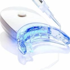 Merkloos Tanden Bleken - Tandbleek Set - Tandenbleekset - Tandbleekset Premium - Tanden Bleekset - Tandbleekset Premium - 3D LED - Zonder Peroxide - 3 Gelspuiten - Veilig - Thuis Bleken - Witte Tanden - Professionele Teeth Whitening - Tandenbleek Set