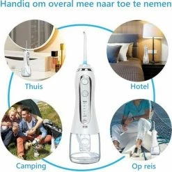 Nula Inspirations Nula Waterflosser - Tandsteen Verwijderaar - Monddouche - 6 Opzetstukken - Incl Opbergtas/ MicroTandenborstel - Zwart -Oral B SHOP 550x547 28