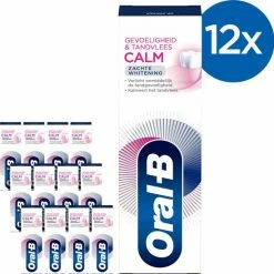 Oral B Oral-B Gevoeligheid & Tandvlees Calm Zachte Whitening Tandpasta 12x75 Ml - Voordeelverpakking 13 Oral B Oral-B Gevoeligheid & Tandvlees Calm Zachte Whitening Tandpasta 12x75 Ml - Voordeelverpakking -Oral B SHOP 550x549 181