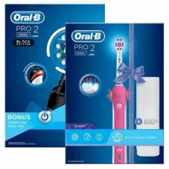 Oral B Oral-B Pro Cross Action 2500 - Elektrische Tandenborstel - Duo Set - Zwart, Roze -Oral B SHOP 550x549 229