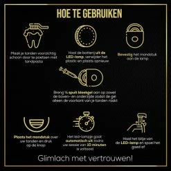 The Million Dollar Smile? Luxe Tandenbleekset - Zonder Peroxide (0%) - Wittere Tanden - 100% Natuurlijk - Tanden Bleken - Tandenblekers - Teeth Whitening Kit - Geen Gevoelige Tanden - Black Friday 2022 -Oral B SHOP 550x549 49