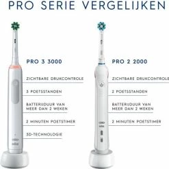 Oral B Oral-B Pro 3 - 3000 - Elektrische Tandenborstel - Ontworpen Door Braun - Blauw -Oral B SHOP 550x549 72