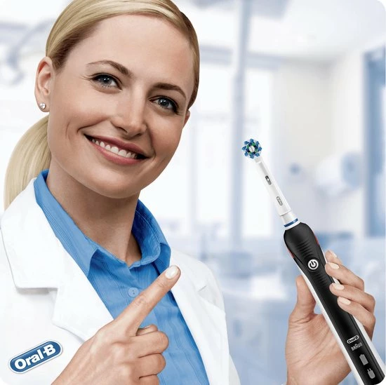 Oral B Oral-B PRO 2 2950N - Elektrische Tandenborstel - Duopack - Zwart En Roze 11 Oral B Oral-B PRO 2 2950N - Elektrische Tandenborstel - Duopack - Zwart En Roze - Afbeelding 11