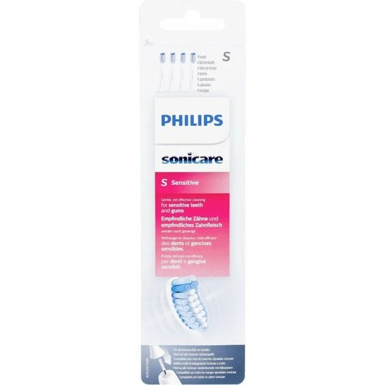 Philips Sonicare Sensitive 4 Opzetborstels HX 6054/07 4 Philips Sonicare Sensitive 4 Opzetborstels HX 6054/07 - Afbeelding 4