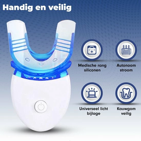 Imperatoris Diamond White | Tandenbleekset? Inclusief Teeth Whitening Strips - Tandenbleek Strips ? 3D LED ? Wittere Tanden 6 Imperatoris Diamond White | Tandenbleekset? Inclusief Teeth Whitening Strips - Tandenbleek Strips ? 3D LED ? Wittere Tanden - Afbeelding 6