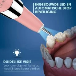 DEN-T? PRO U500 - Elektrische Sonische Tandsteen Verwijderaar - Roze -Oral B SHOP 550x550 1170