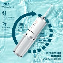 MM Brands Waterflosser - Monddouche - Flosapparaat - Elektrisch - Draadloos - 4 Opzetstukken -Oral B SHOP 550x550 1220