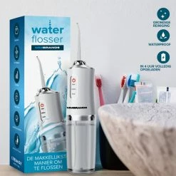 MM Brands Waterflosser - Monddouche - Flosapparaat - Elektrisch - Draadloos - 4 Opzetstukken -Oral B SHOP 550x550 1222